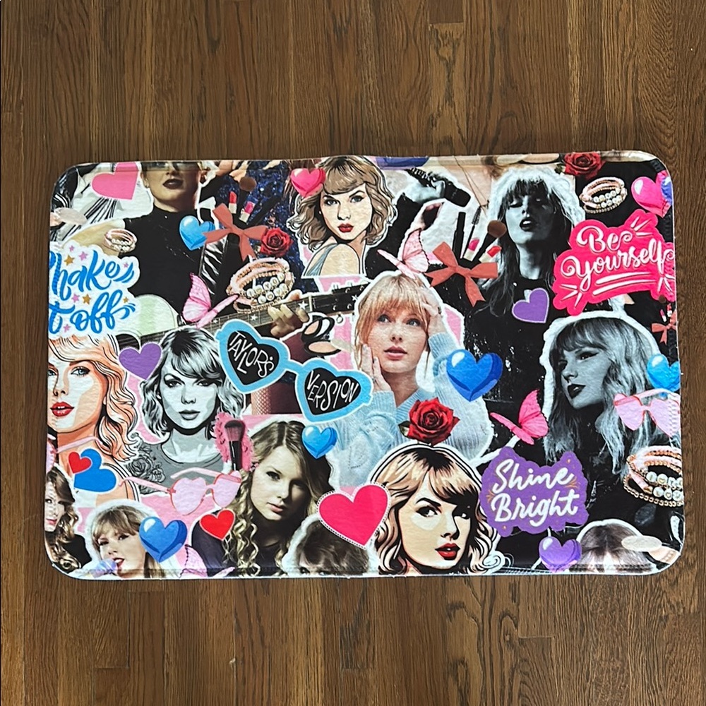 Taylor Swift Multicolor Pop Art Rug / Mat